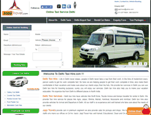 Tablet Screenshot of delhitaxishire.com